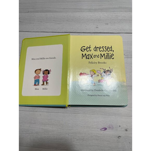 Get Dressed Max And Millie‎ Usborne Toddler Books By Felicity Brooks - Picture 2 of 12